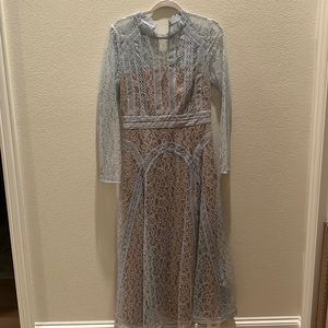 Self-portrait blue lace dress, brand new with tags